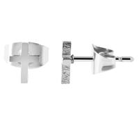 Paar Ohrhänger ADELIA´S "Ohrringe - Ohrstecker Kreuz aus Edelstahl", Damen, Gr. Unisex, Edelstahl, silber, Ohrringe, Schöne Geschenkidee zum Jubiläum (70009358-0) silber