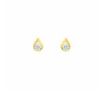 Paar Ohrhänger ADELIA´S "Ohrstecker Ohrringe 585 Gold ( 14K ) mit Zirkonia", gold, Ohrringe, Damen, Damen, Gold, Goldohrringe (28798112-0) gold