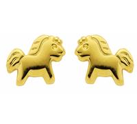 Paar Ohrhänger ADELIA´S "Pferd Ohrstecker Ohrringe 585 Gold ( 14K )", gold, Ohrringe, Jungen, Kinder, Gold, Goldohrringe Pferd (49319750-0) gold
