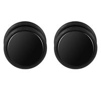 Paar Ohrhänger ADELIA´S "Unisex Ohrringe - Ohrstecker aus Edelstahl", Damen, Gr. Unisex, Edelstahl, schwarz, Ohrringe, Ein stilvolles Geschenk für besondere Momente (94195502-0) schwarz