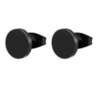 Paar Ohrhänger ADELIA´S "Unisex Ohrringe - Ohrstecker aus Edelstahl", Damen, Gr. Unisex, Edelstahl, schwarz, Ohrringe, Ideal als Geschenk - dezent und elegant (81110900-0) schwarz