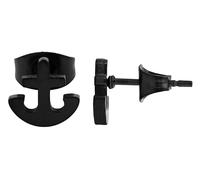 Paar Ohrhänger ADELIA´S "Unisex Ohrringe - Ohrstecker aus Edelstahl", Damen, Gr. Unisex, Edelstahl, schwarz, Ohrringe, Eine schöne Geschenkidee für jeden Anlass (84123449-0) schwarz