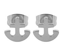Paar Ohrhänger ADELIA´S "Unisex Ohrringe - Ohrstecker aus Edelstahl", Damen, Gr. Unisex, Edelstahl, silber, Ohrringe, Schöne Geschenkidee zum Jubiläum (48505833-0) silber