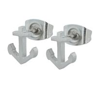 Paar Ohrhänger ADELIA´S "Unisex Ohrringe - Ohrstecker aus Edelstahl", Damen, Gr. Unisex, Edelstahl, silber, Ohrringe, Ideal zum Verschenken - schlicht und stilvoll (79161215-0) silber