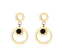 Paar Ohrhänger AILORIA "Ohrringe AXELLE", gold, Ohrringe, Damen, Edelstahl (66837008-0) gold