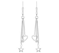 Paar Ohrhänger AMOR "2017154", silber (silberfarben), Ohrringe, Damen, Silber 925 (Sterlingsilber) (66515757-0) silberfarben