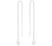 Paar Ohrhänger AMOR "2017155", bunt (silberfarben, weiß, kristallweiß), Ohrringe, Damen, Silber 925 (Sterlingsilber), mit Zirkonia (synth.) (35253618-0) silberfarben, weiß, kristallweiß