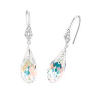 Paar Ohrhänger AMOR "9221547", bunt (silberfarben, kristallweiß, kristallweiß), Ohrringe, Damen, Silber 925 (Sterlingsilber), Paar Ohrhänger, mit Zirkonia (synth.), Kristallstein (36120660-0)