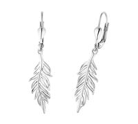 Paar Ohrhänger AMOR "Feathers", silber (silberfarben), Ohrringe, Damen, Silber 925 (Sterlingsilber), Paar Ohrhänger (91657167-0)