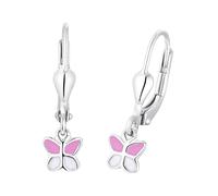 Paar Ohrhänger AMOR "Little Butterfly", silber (silberfarben), Ohrringe, Mädchen, Silber 925 (Sterlingsilber) (62350538-0) silberfarben
