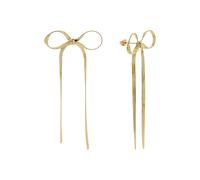 Paar Ohrhänger AMOR "Schmuck Geschenk, Schleife", gelbgoldfarben, Ohrringe, Damen, Edelstahl (12644555-0) gelbgoldfarben