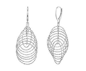 Paar Ohrhänger CELESTA, silber (weiß), Ohrringe, Damen, one-size, Silber 925 (Sterlingsilber) (79563724-0) weiß