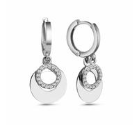 Paar Ohrhänger DKENIZ "Silber 925 rhodiniert mit Zirkonia weiß", silber (silber, weiß), Ohrringe, Damen, one-size, Silber 925 (Sterlingsilber), Paar Ohrhänger (22751309-0)