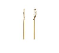 Paar Ohrhänger ELLI "Basic Hänger Geo Stab Look 925 Silber", gold, Ohrringe, Damen, onesize, ohne Stein, Silber 925 (Sterlingsilber) (62781943-0) gold