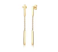 Paar Ohrhänger ELLI "Hänger Stäbchen Geo Kette 925 Silber", gold, Ohrringe, Damen, onesize, ohne Stein, Silber 925 (Sterlingsilber), Paar Ohrhänger (20778807-0)
