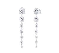 Paar Ohrhänger ELLI PREMIUM "Ohrhänger Edel 925 Silber, mit Kristallen von Swarovski", silber, Ohrringe, Damen, onesize,mit Steinen, Silber 925 (Sterlingsilber), Paar Ohrhänger (42287834-0)