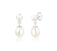 Paar Ohrhänger ELLI PREMIUM "Stecker Süsswasserzuchtperle Klassik 925 Silber", silber, Ohrringe, Damen, onesize, ohne Stein, Silber 925 (Sterlingsilber) (47146728-0) silber