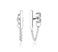 Paar Ohrhänger ELLI "Stecker Stab mit Kette 925 silber", silber, Ohrringe, Damen, onesize, Silber 925 (Sterlingsilber) (54570851-0) silber