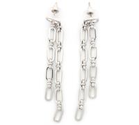 Paar Ohrhänger FIRETTI "Ohrschmuck Kettenglieder groß", bunt (silberfarben, beere, dunkelblau, lila, gelb, rosa, siam, grün), Ohrringe, Damen, Metall (67748666-0) silberfarben, beere, dunkelblau, lila