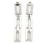 Paar Ohrhänger FIRETTI "Ohrschmuck Kettenglieder groß", silber (silberfarben), Ohrringe, Damen, Metall (69812517-0) silberfarben