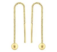 Paar Ohrhänger FIRETTI "Schmuck Geschenk Gold 333 Ohrschmuck Durchzieher Kugel", gold (gelbgoldfarben), Ohrringe, Damen, Gelbgold 333 (17910246-0) gelbgoldfarben
