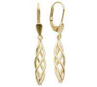 Paar Ohrhänger FIRETTI "Schmuck Geschenk Gold 333 Ohrschmuck Patentbrisur", gold (gelbgoldfarben), Ohrringe, Damen, Gelbgold 333, Paar Ohrhänger (82163400-0)