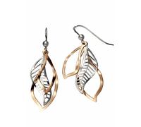 Paar Ohrhänger FIRETTI "Schmuck Geschenk Silber 925 Ohrschmuck Ohrhaken Blatt Blätter", rosa (roségoldfarben, silber, 925), Ohrringe, Damen, Silber 925 (Sterlingsilber) (22902213-0) roségoldfarben, si