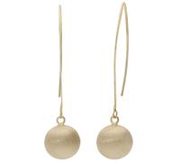 Paar Ohrhänger FIRETTI "Schmuck Geschenk Silber 925 Ohrschmuck Ohrhaken Kugel", gold (gelbgoldfarben), Ohrringe, Damen, Silber 925 (Sterlingsilber), Paar Ohrhänger (717845-0)