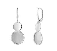 Paar Ohrhänger FIRETTI "Schmuck Geschenk Silber 925 Ohrschmuck Ohrringe Kreise", silberfarben, Ohrringe, Damen, Silber 925 (Sterlingsilber) (41378408-0) silberfarben