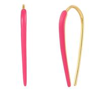 Paar Ohrhänger GLANZSTÜCKE MÜNCHEN "Set: GSM2046", gelb (gelbgold), Ohrringe, Damen, 28,7mm, Silber 925 (Sterlingsilber), aus Sterling Silber (88076652-0) gelbgold