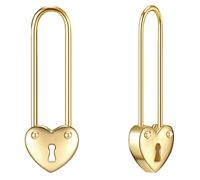 Glanzstücke München Damen Silber-Anhänger goldgelb, Größe One Size, 5850352 Goldgelb One Size