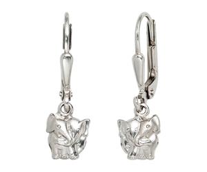 Paar Ohrhänger JOBO "Elefant", silber (silber 925), Ohrringe, Damen, Silber 925 (Sterlingsilber), 925 Silber (75114736-0) silber 925