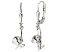 Paar Ohrhänger JOBO "Glaube, Liebe, Hoffnung", silber (silber 925), Ohrringe, Damen, Silber 925 (Sterlingsilber), 925 Silber (55415030-0) silber 925