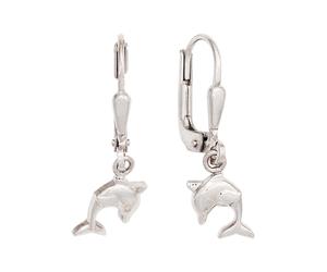 Paar Ohrhänger JOBO "Kinderohrringe Delfin", silber 925, Ohrringe, Mädchen, Silber 925 (Sterlingsilber), 925 Silber rhodiniert (57881347-0) silber 925