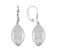 Paar Ohrhänger JOBO "Ohrringe hängend 36 mm lang", silber 925, weiß, Ohrringe, Damen, Silber 925 (Sterlingsilber), 925 Silber mit 78 Zirkonia (50807861-0) silber 925, weiß