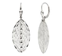 Paar Ohrhänger JOBO "Ohrringe hängend 43 mm lang", silber 925, Ohrringe, Damen, Silber 925 (Sterlingsilber), 925 Silber rhodiniert (13590559-0) silber 925