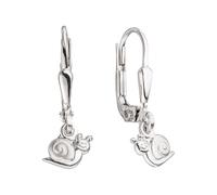 Paar Ohrhänger JOBO "Ohrringe Kinderohrringe Schnecke 18 mm", silber 925, Ohrringe, Mädchen, Silber 925 (Sterlingsilber), 925 Silber rhodniert (30238917-0) silber 925