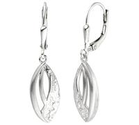 Paar Ohrhänger JOBO, silber (silber 925), Ohrringe, Damen, Silber 925 (Sterlingsilber), 925 Silber gehämmert (60659143-0) silber 925