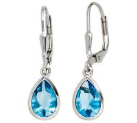 Paar Ohrhänger JOBO, silber (silber 925), Ohrringe, Damen, Silber 925 (Sterlingsilber), Tropfen 925 Silber mit Zirkonia (56558109-0) silber 925