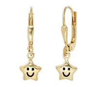 Paar Ohrhänger JOBO "Stern", gold (gelbgold 333), Ohrringe, Damen, Gelbgold 333, 333 Gold (38857312-0) gelbgold 333