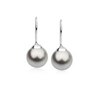 Paar Ohrhänger NENALINA "Hänger Basic Synthetische Perle 925 Silber", silber, Ohrringe, Damen, onesize, ohne Stein, Silber 925 (Sterlingsilber) (49819439-0) silber
