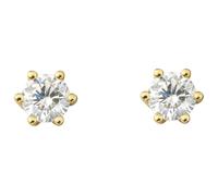 Paar Ohrhänger ONE ELEMENT "0.2 ct Diamant Brillant Ohrringe Ohrstecker aus 585 Gelbgold", gold, Ohrringe, Damen, Damen, 0,2, Diamanten Gelbgold 585 Gold, Diamanten, Gelbgold 585, Gold, Dezenter Glanz