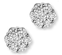 Paar Ohrhänger ONE ELEMENT "0.25 ct Diamant Brillant Ohrringe Ohrstecker aus 585 Weißgold", silber, Ohrringe, Damen, Damen, 0,25 mit Diamant, Diamanten Gold Weißgold 585, Diamanten, Gold, Weißgold 585