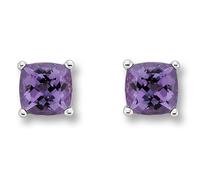 Paar Ohrhänger ONE ELEMENT "Amethyst Ohrringe Ohrstecker aus 333 Weißgold", silber, Ohrringe, Damen, Damen, Gold Weißgold 333, Gold, Weißgold 333, Feine Gestaltung - ein Sinnbild mit ruhiger Eleganz (