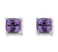 Paar Ohrhänger ONE ELEMENT "Amethyst Ohrringe Ohrstecker aus 333 Weißgold", silber, Ohrringe, Damen, Damen, Gold Weißgold 333, Gold, Weißgold 333, Feine Gestaltung - ein Sinnbild mit ruhiger Eleganz (