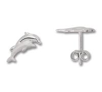 Paar Ohrhänger ONE ELEMENT "Delfin Ohrringe Ohrstecker aus 925 Silber", silber, Ohrringe, Mädchen, Kinder, Silber 925 (Sterlingsilber), Ausdruck von Individualität - dezent, bedeutungsvoll, nah am Her