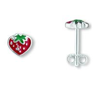 Paar Ohrhänger ONE ELEMENT "Erdbeere Ohrringe Ohrstecker aus 925 Silber", silber, Ohrringe, Damen, Kinder, Silber 925 (Sterlingsilber), Damen Silber Schmuck Erdbeere (53393000-0) silber