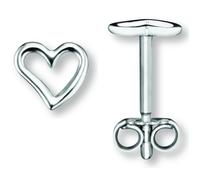 Paar Ohrhänger ONE ELEMENT "Herz Ohrringe Ohrstecker aus 925 Silber", silber, Ohrringe, Damen, Damen, Silber 925 (Sterlingsilber), Ein Geschenk von Herzen - zart, elegant & voller Symbolik (92518112-0