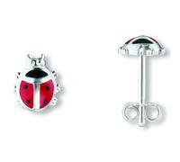 Paar Ohrhänger ONE ELEMENT "Marienkäfer Ohrringe Ohrstecker aus 925 Silber", silber, Ohrringe, Damen, Kinder, Silber 925 (Sterlingsilber), Fein gefertigt - ein Zeichen mit besonderer Bedeutung (119139