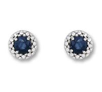 Paar Ohrhänger ONE ELEMENT "Safir Ohrringe Ohrstecker aus 333 Weißgold", silber, Ohrringe, Damen, Damen, Gold Weißgold 333, Gold, Weißgold 333, Schlicht & schön - dezente Eleganz für jeden Tag (381637